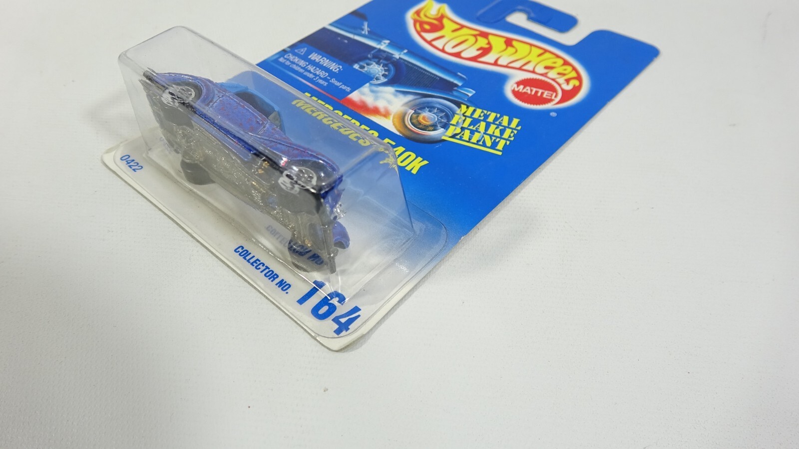 1991 Hot Wheels Die Cast Cars Blue Sparkle Mercedes 540K #164 – #0422
