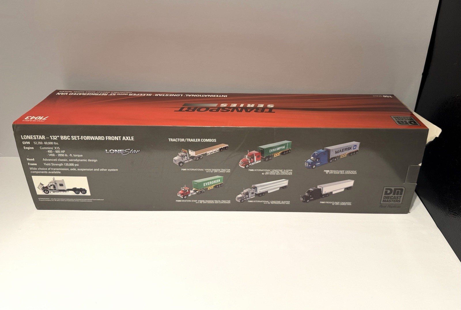 Diecast Masters International Lone Star SFFA with 53′ Chromed Refer 1/50 Scale