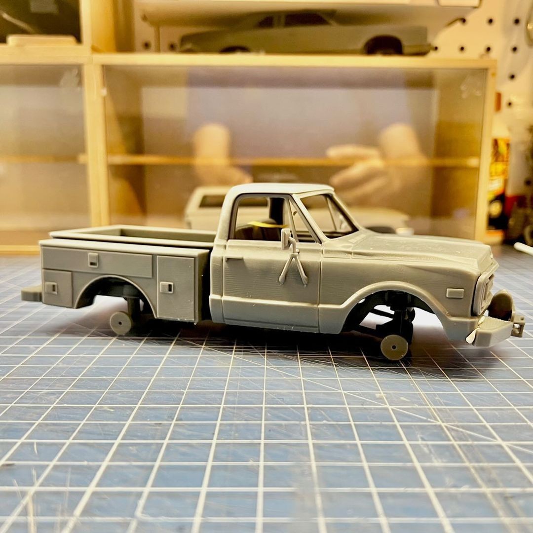 3d printed Dodge Power Wagon W150 1979 model car collectible replica
