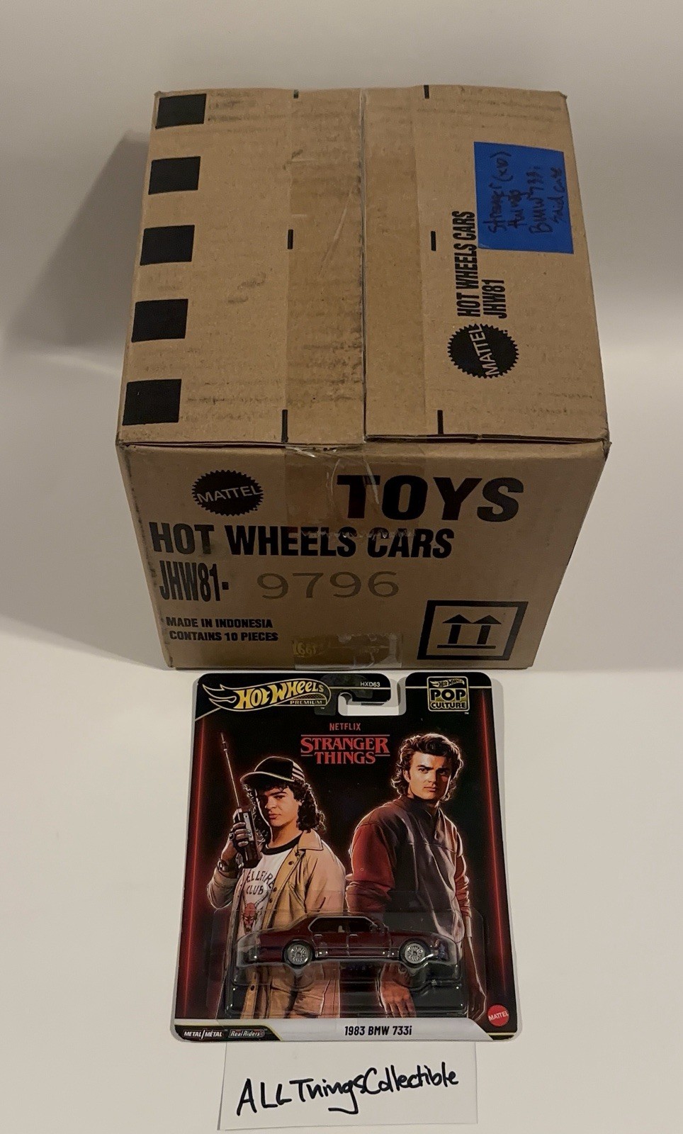1983 BMW 733i — Stranger Things Premium Pop Culture Hot Wheels