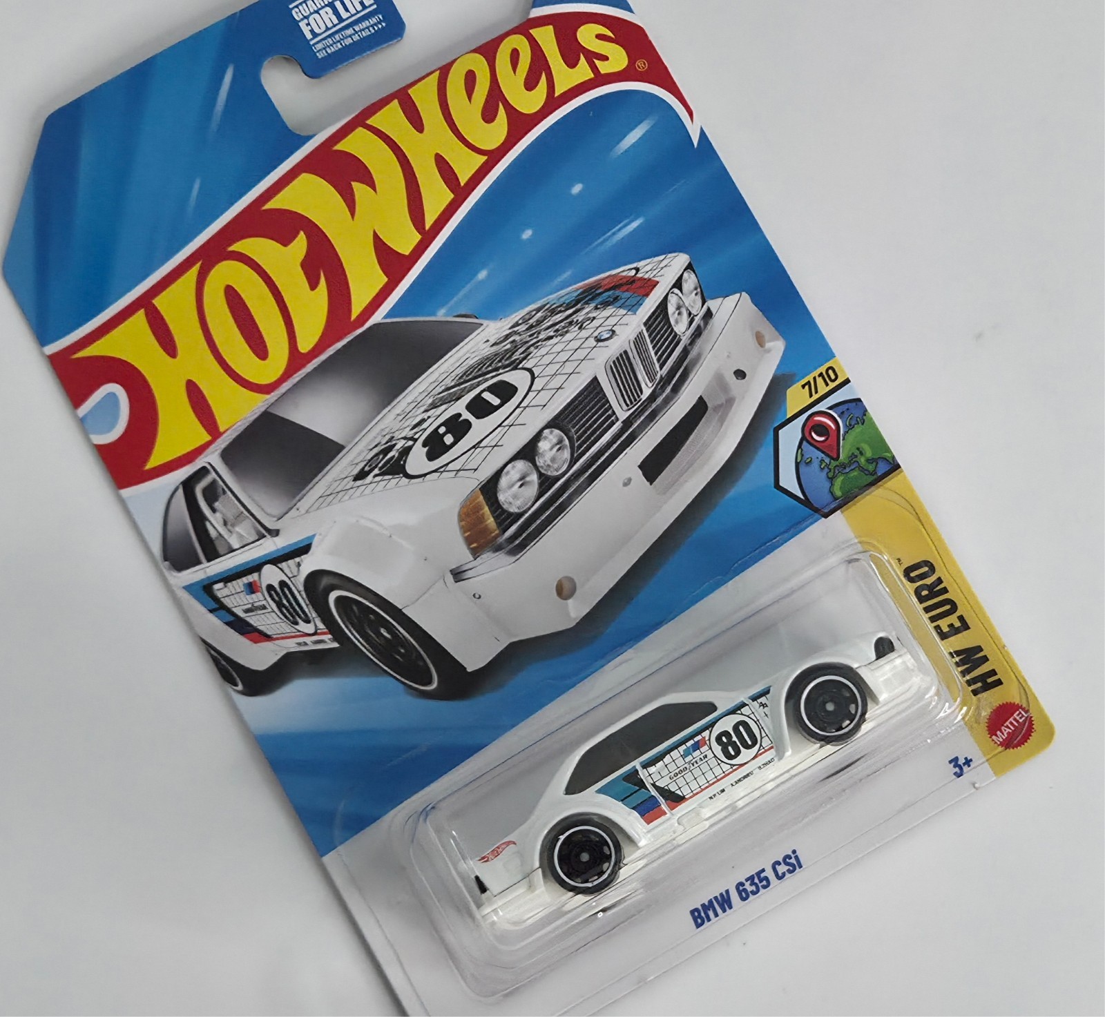 BMW 635 CSi 152/250 JJK00 Hot Wheels 2026 HW Euro 7/10 white