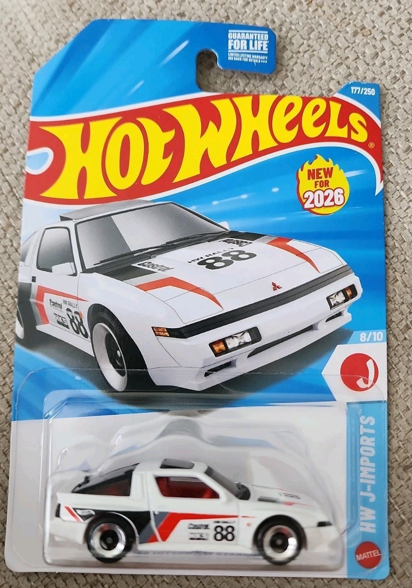 Hot Wheels HW J-IMPORTS ’88 Mitsubishi Starion White