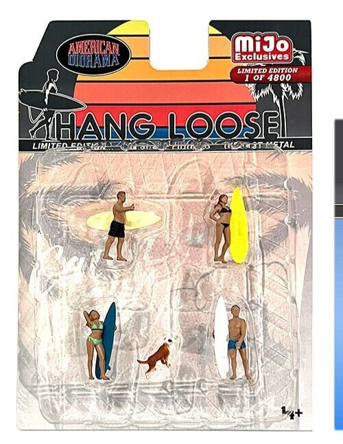 1/64 American Diorama 5 pc. Hang Loose Figure Set – MiJo exclusive