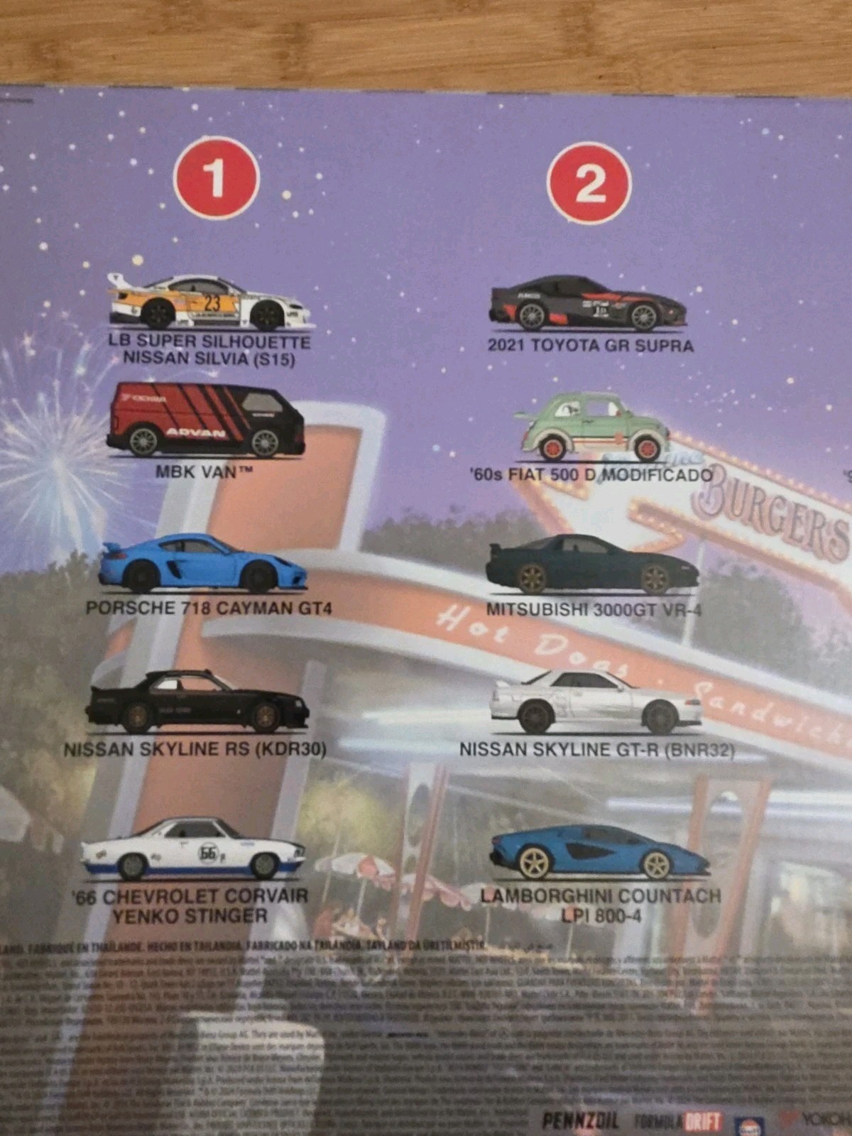 Hot Wheels Boulevard 25-Car Premium Die-Cast 1:64 Scale Sports Cars Factory Set