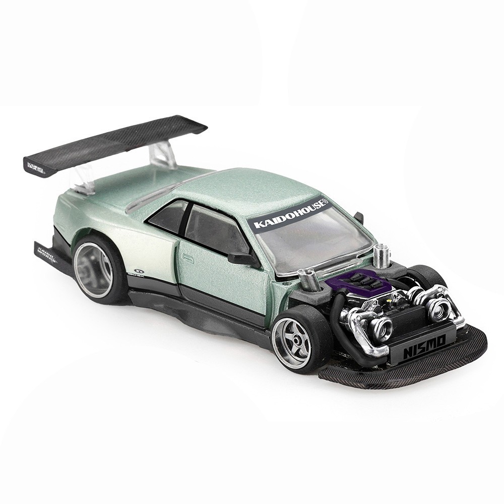 Kaido House x Mini GT 1:64 Nissan Silvia S13-R KAIDO WORKS V1 Green KHMG232