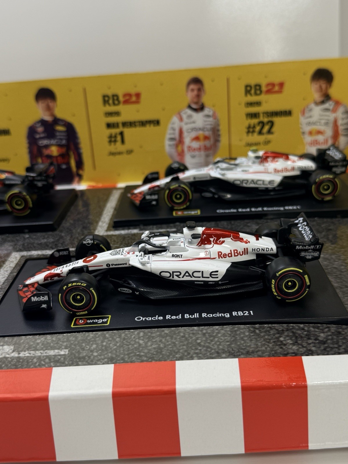 Bburago Red Bull Formula 1 F1 Die-Cast Model All New Styles Cars, Limited Burago