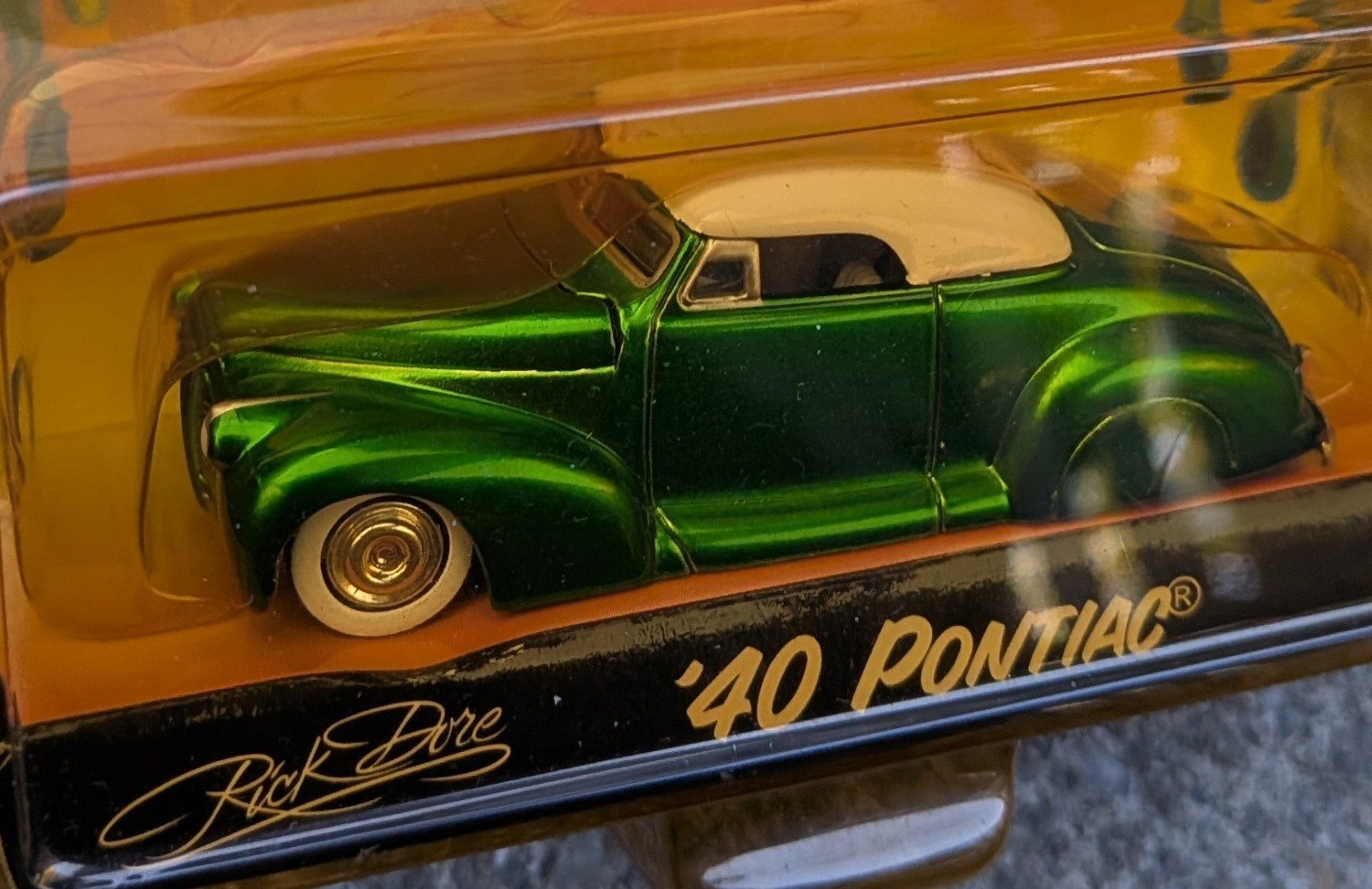 1940 PONTIAC RICK DORE KUSTOMS ROAD RATS Jada Kustom HOT ROD 40 Custom Car GREEN