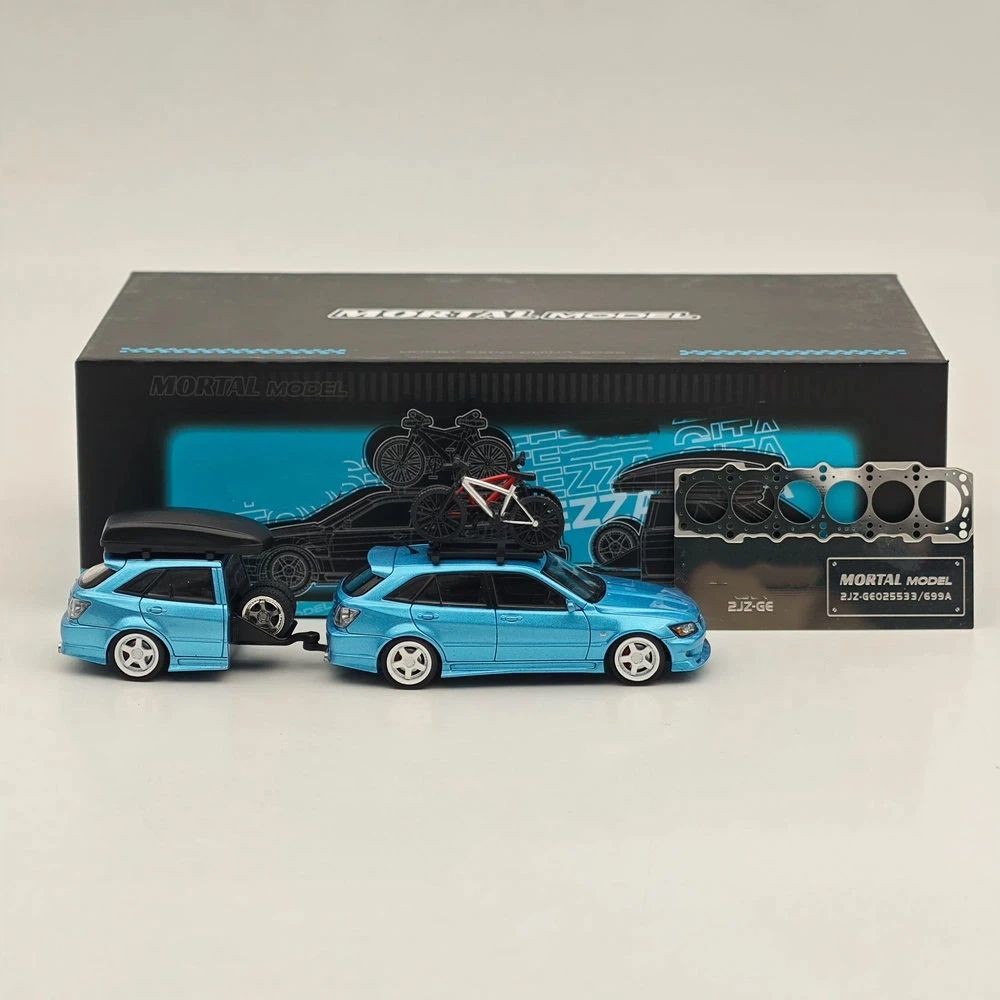 Mortal Masterpiece 1:64 Altezza Gita IS200 Trailer Set Diecast Collectible Gift