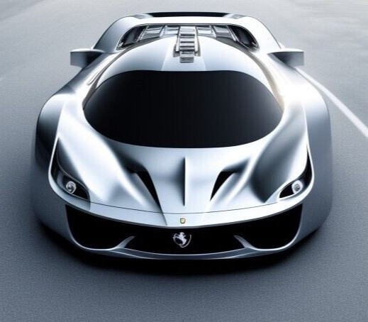 Ferrari Race Car1:18Racing24Racer2025Concept12Custom Built Model43Carousel SILVR