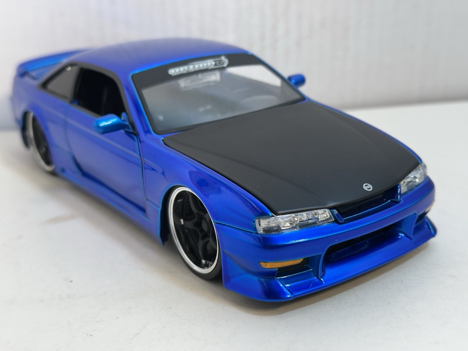 JADA OPTION D 1998 NISSAN 240SX (S-14) BLUE 1:24 DIECAST MODEL CAR NEW NO BOX
