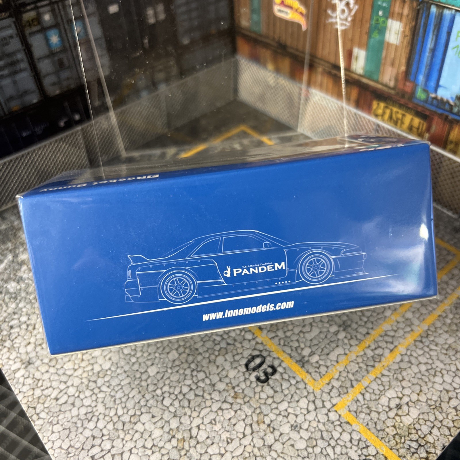 1/64 INNO INNO64 Nissan Skyline GTR R33 PANDEM Rocket Bunny Blue IN64-R33P-BLU
