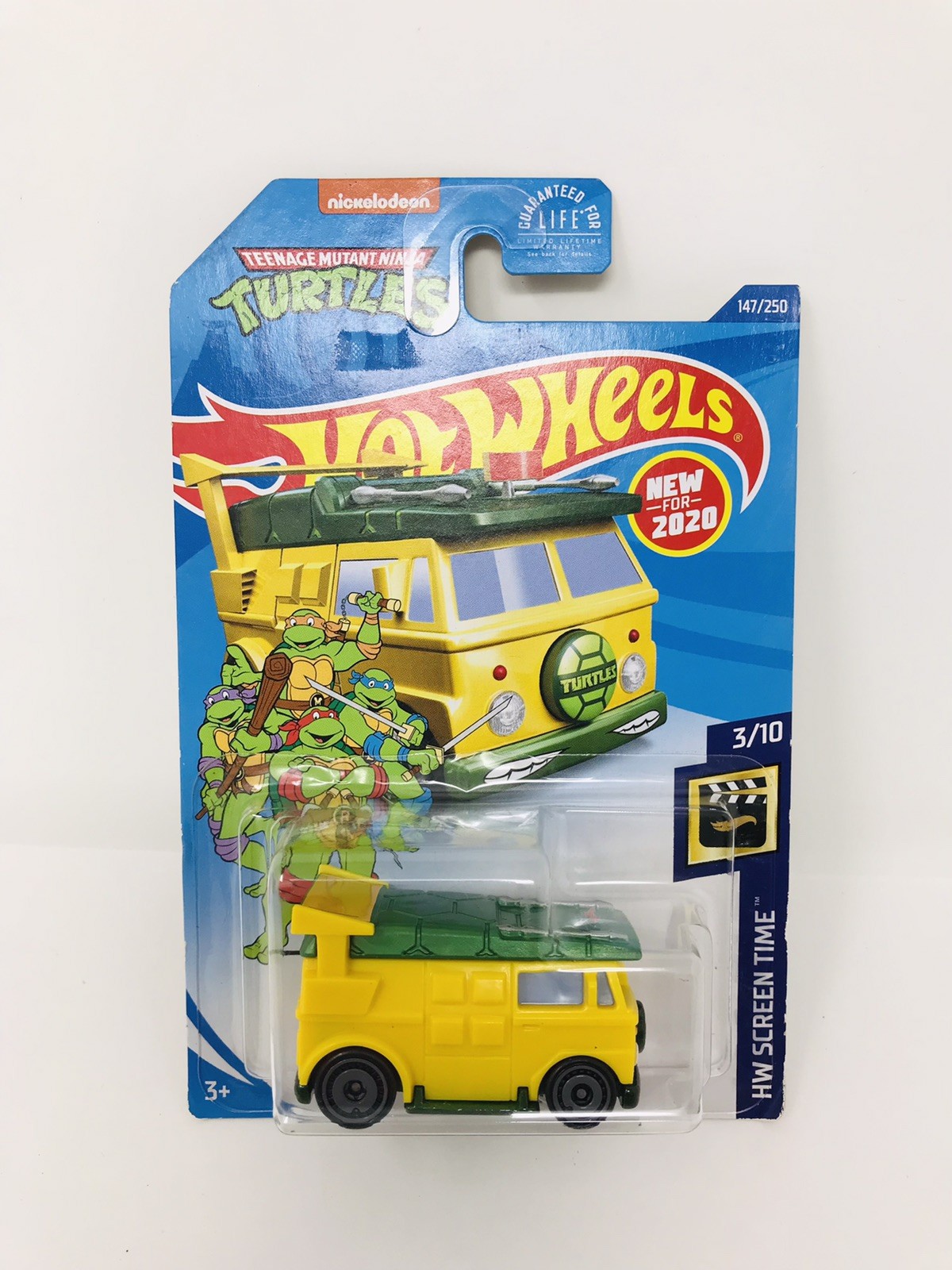 2020 Hot Wheels TMNT Party Wagon HW Screen Time #3/10 147/250 Diecast Car