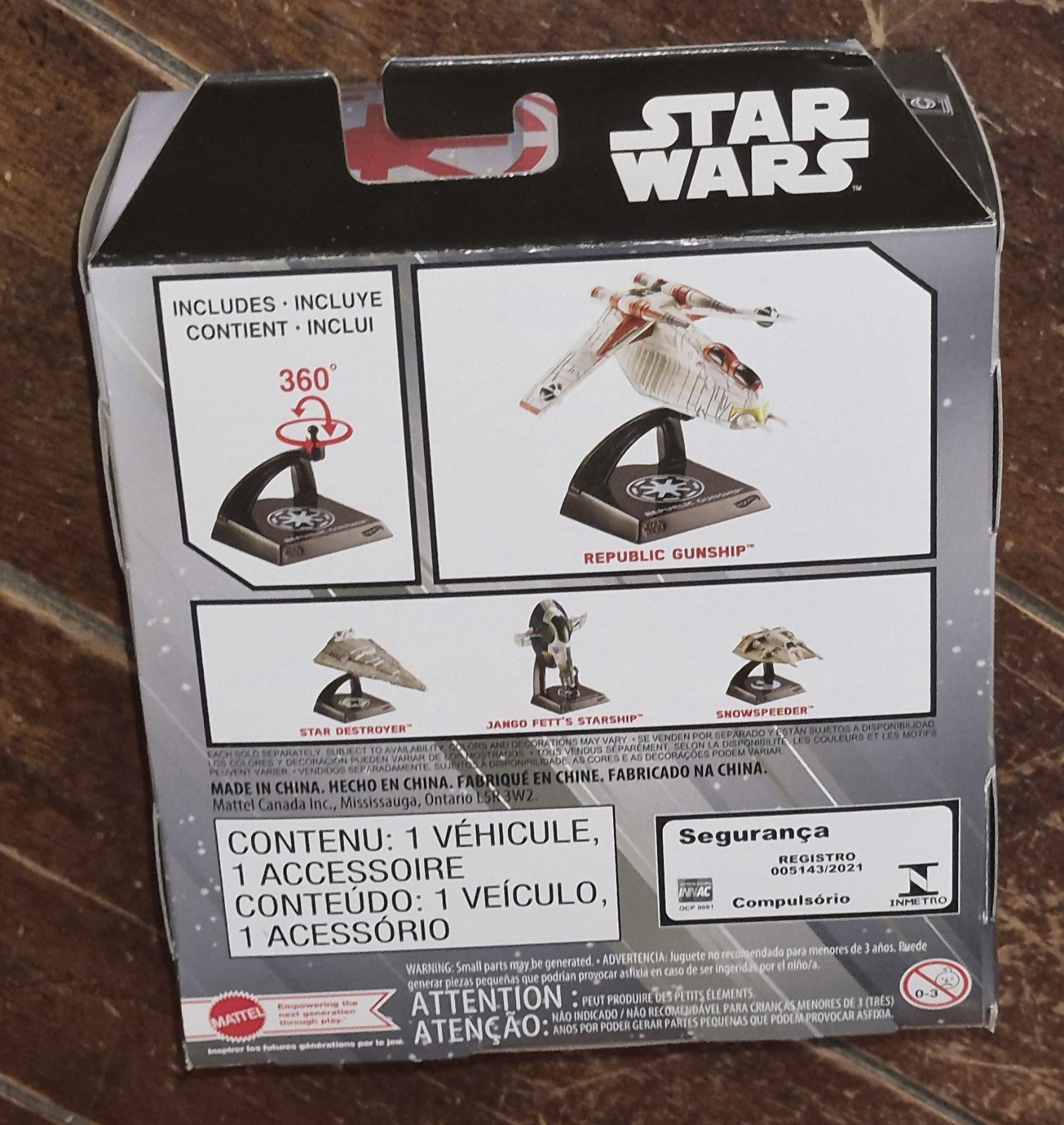 Hot Wheels Star Wars Starships Select (2021) #12 REPUBLIC GUNSHIP #HHR26