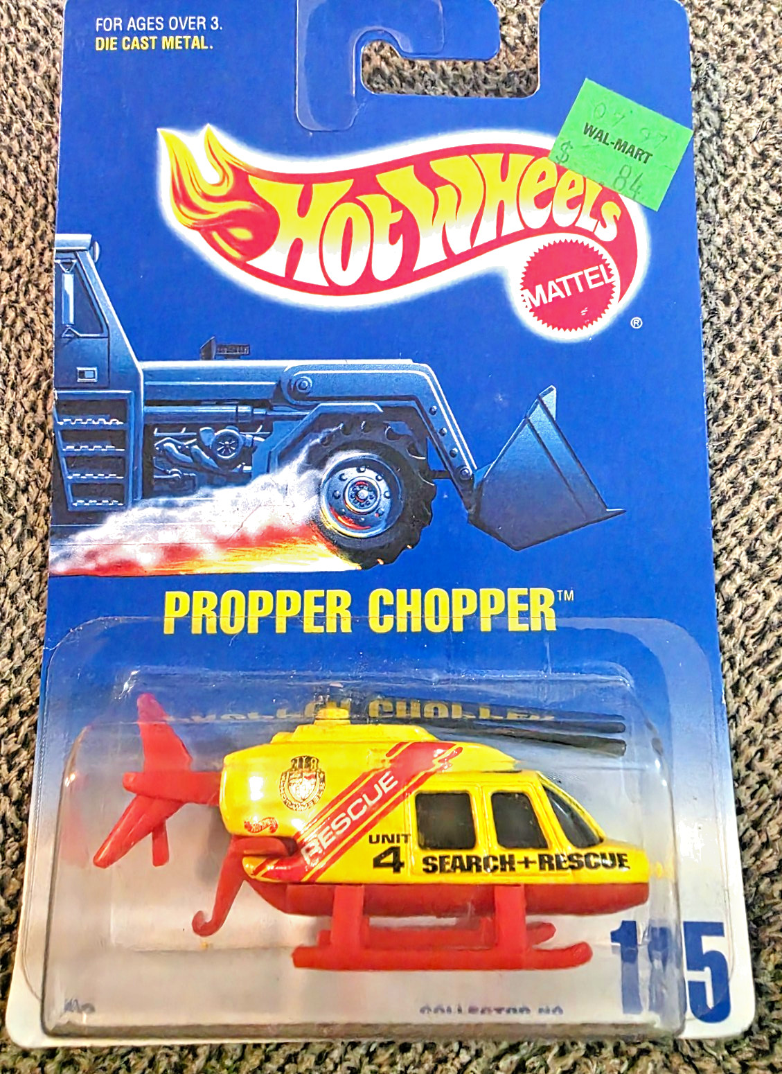Hot Wheels 1/64 Collector No. 185 Propper Chopper Item No. 0492 Combined Ship!