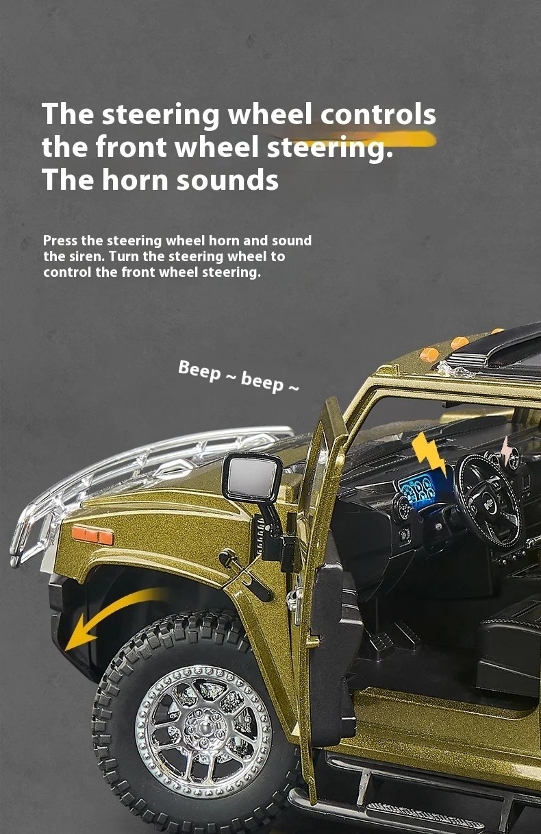 HIGHWAY 61 NCIS 2006 HUMMER H2 1/18 DIECAST MODEL CAR BLACK 18013