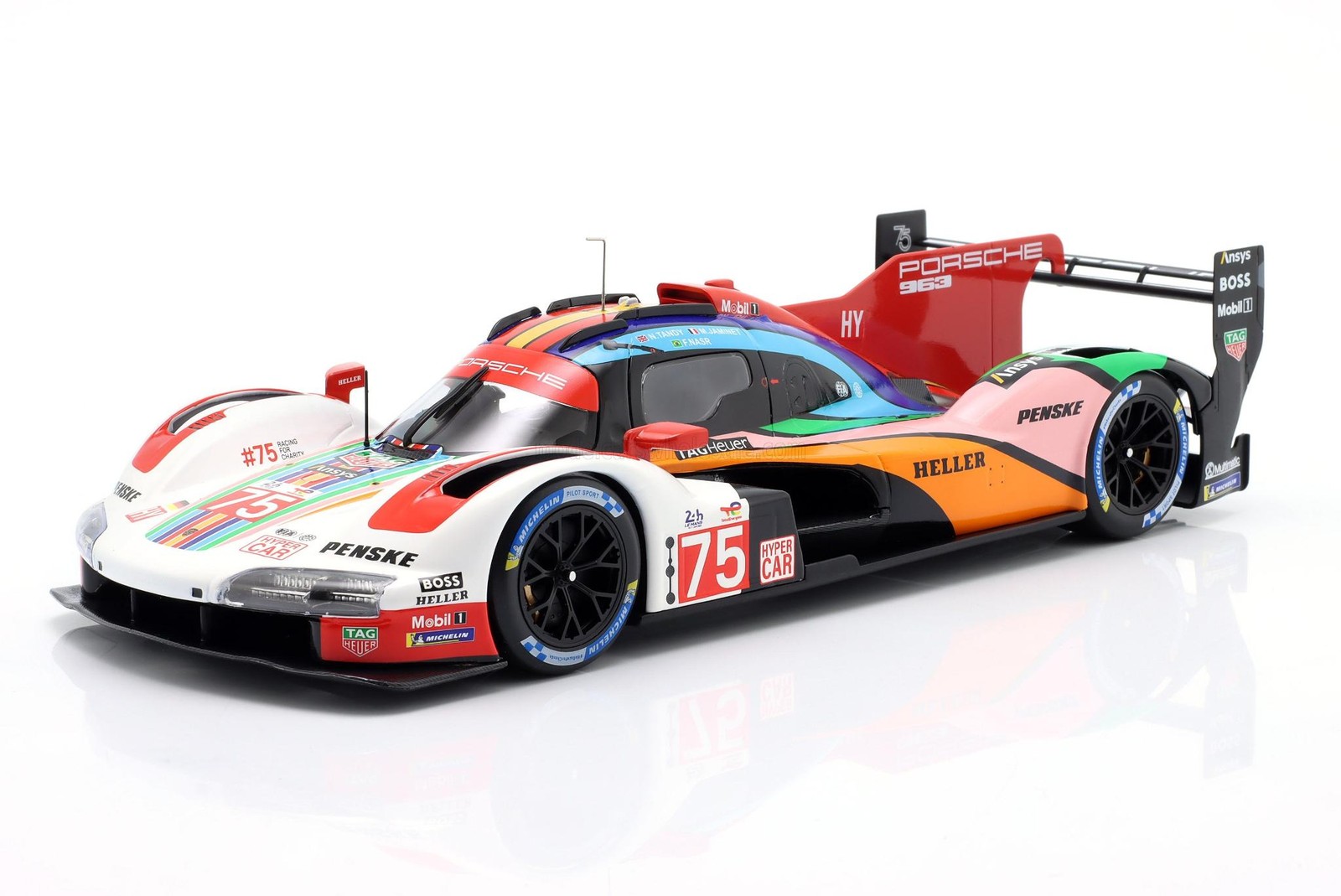 1:18 2023 Le Mans 24h — #75 Porsche 963 Penske Motorsport — IXO Models