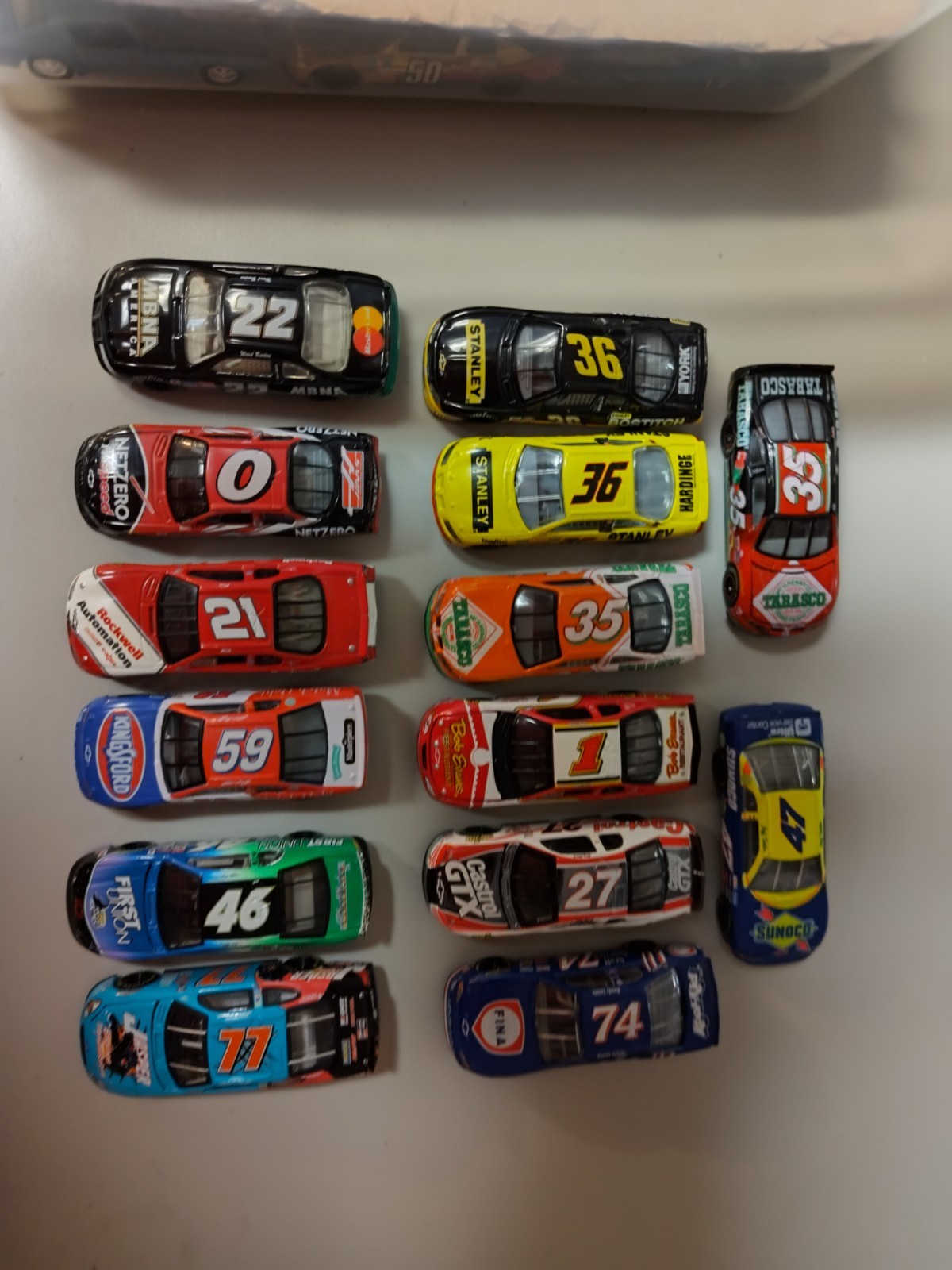NASCAR 1/64 RANDOM SELECTION OF CARS IN MINT CONDITION-NO BOX