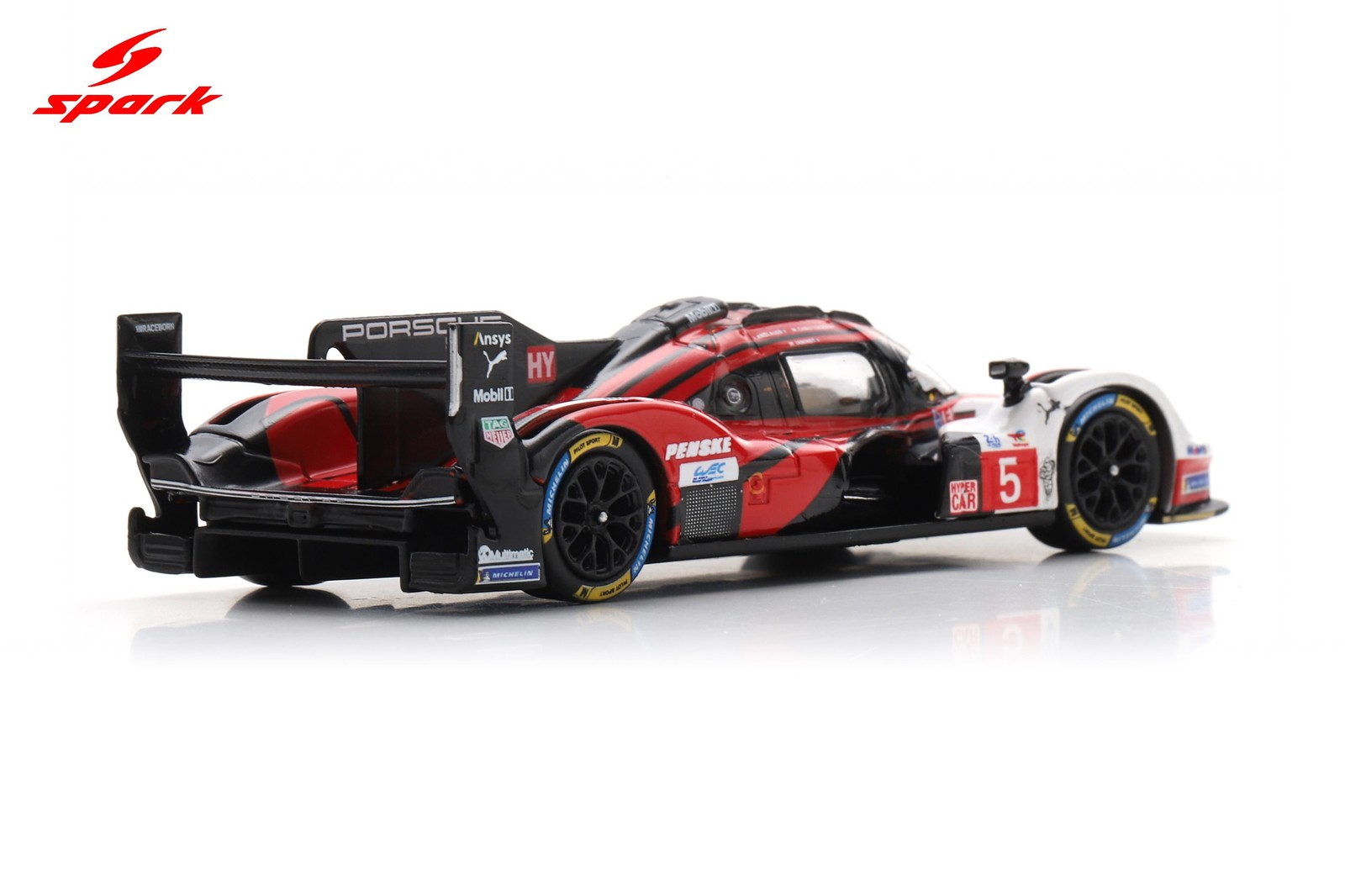 Spark 64S063 1/64 Porsche 963 No.5 PENSKE MOTORSPORT 6th Le Mans 24H 2025