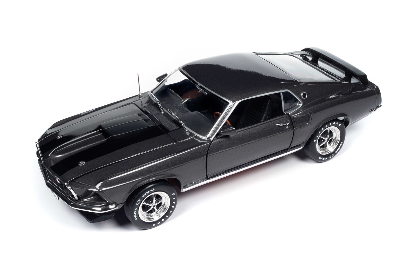 1969 FORD MUSTANG JOHN WICK MUSCLE CAR 1/18 DIECAST CAR AUTO WORLD AWSS145