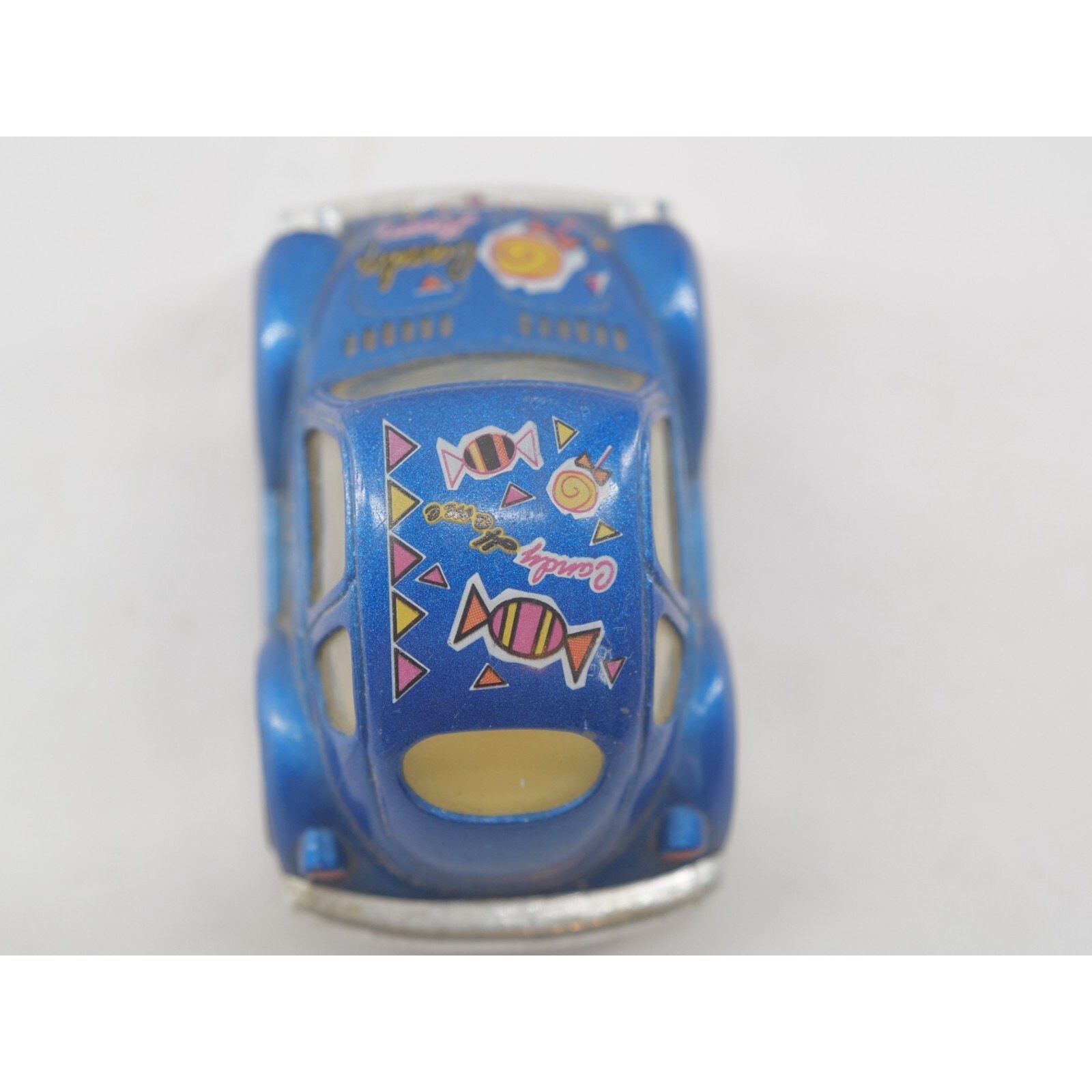 KINTOY 1993 BLUE VOLKSWAGON VW BEETLE LOVE BUG FRICTION PULL BACK CAR 1/32 SCALE
