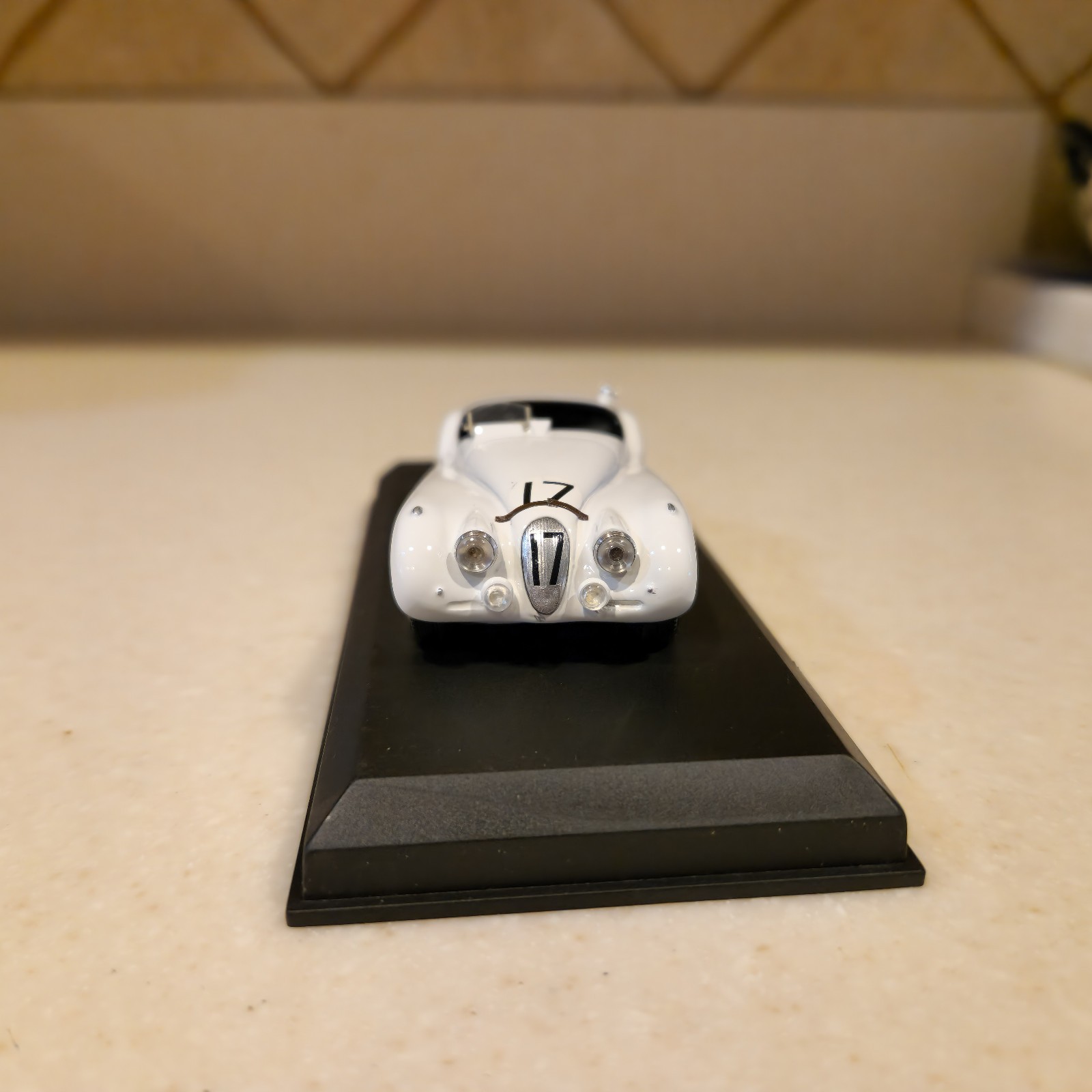 1:43 Top Model Collection 1950 Jaguar XK 120, Le Mans 1950 #17 White
