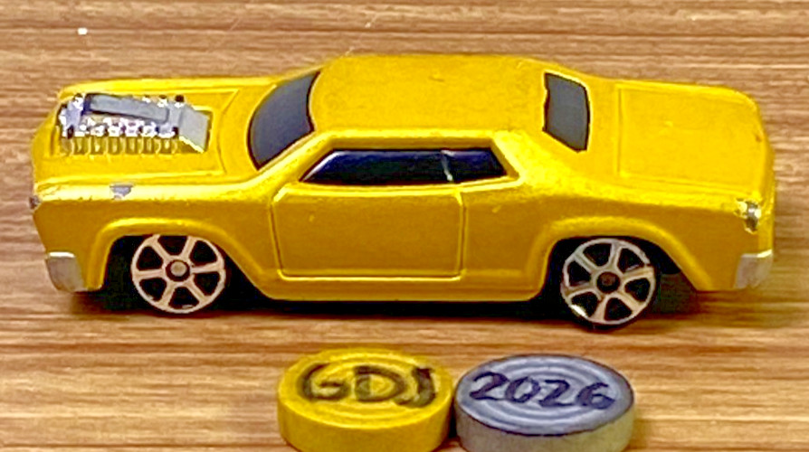 Maisto Collection of 3 Blue and Yellow Rosewoods, Ford Mustang GT -GDJ-P-1033