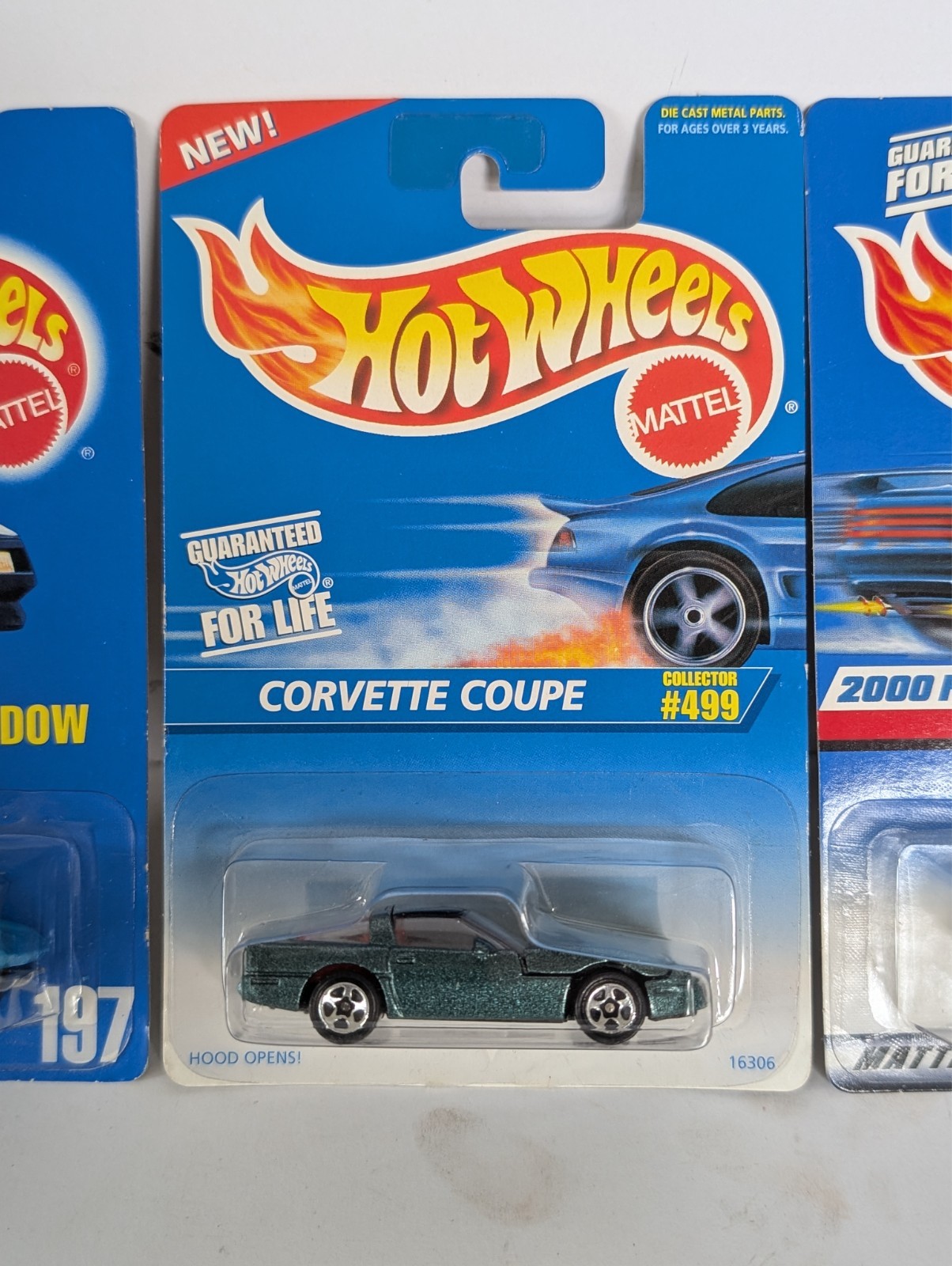 Hot Wheels Blue Card Lot of 4 Corvettes – Split Window 65 Vette Superfast 62