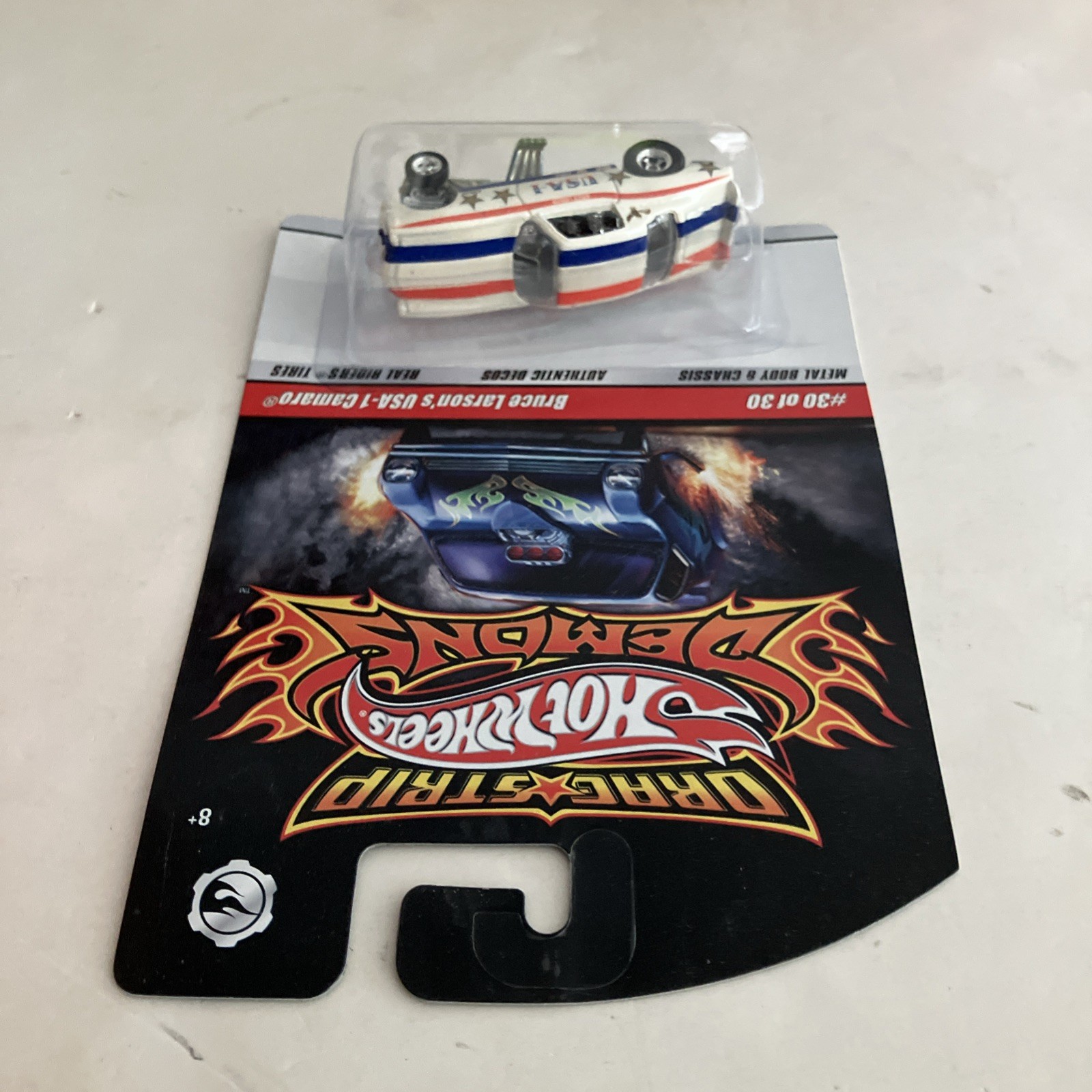 HOT WHEELS Drag Strip Demons Bruce Larson’s USA-1 Camaro 30/30