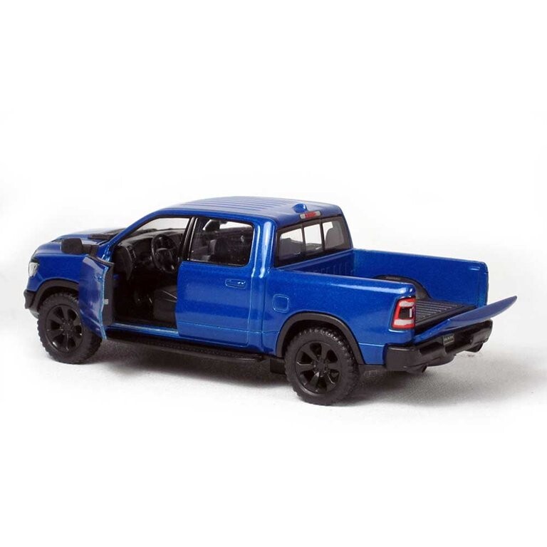 (5413) 5″ Die-cast: 2019 RAM 1500 Pickup Truck (BLUE) 1/46 Scale