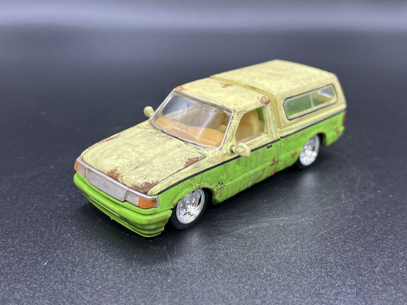 1995 Ford Ranger Pickup Truck Weathered Rusty Barn Find 1/64 Diecast Custom M2