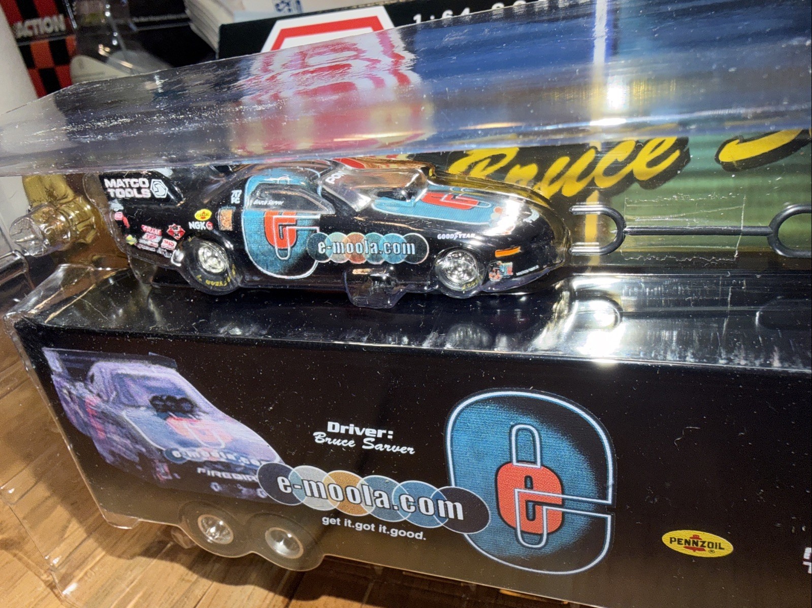 2000 Racing Champions 1/64 Bruce Sarver Matco Tools Transporter & Funny Car NHRA