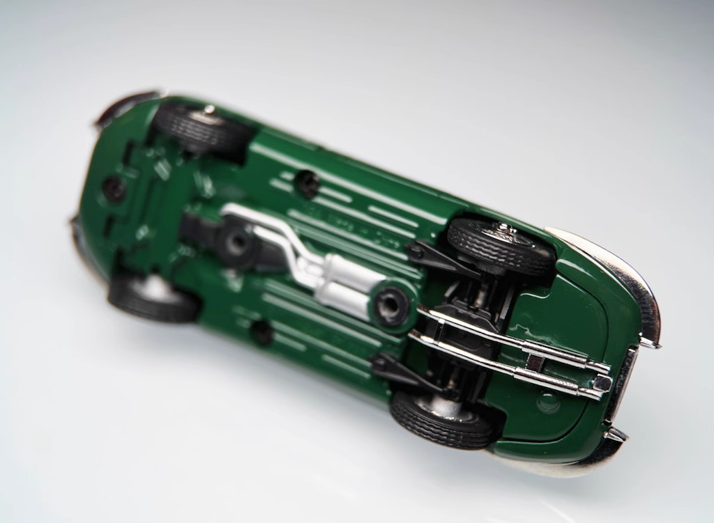 GFCC 1:64 1961 E Type Roadster Hard Top Sports Model Diecast Metal Car