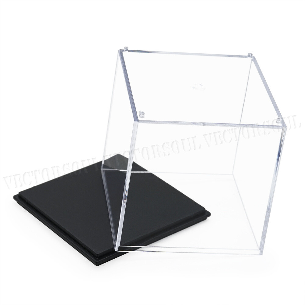 Small Acrylic Display Case Dustproof Box For Mini Action Figures 1/64 Diecast US