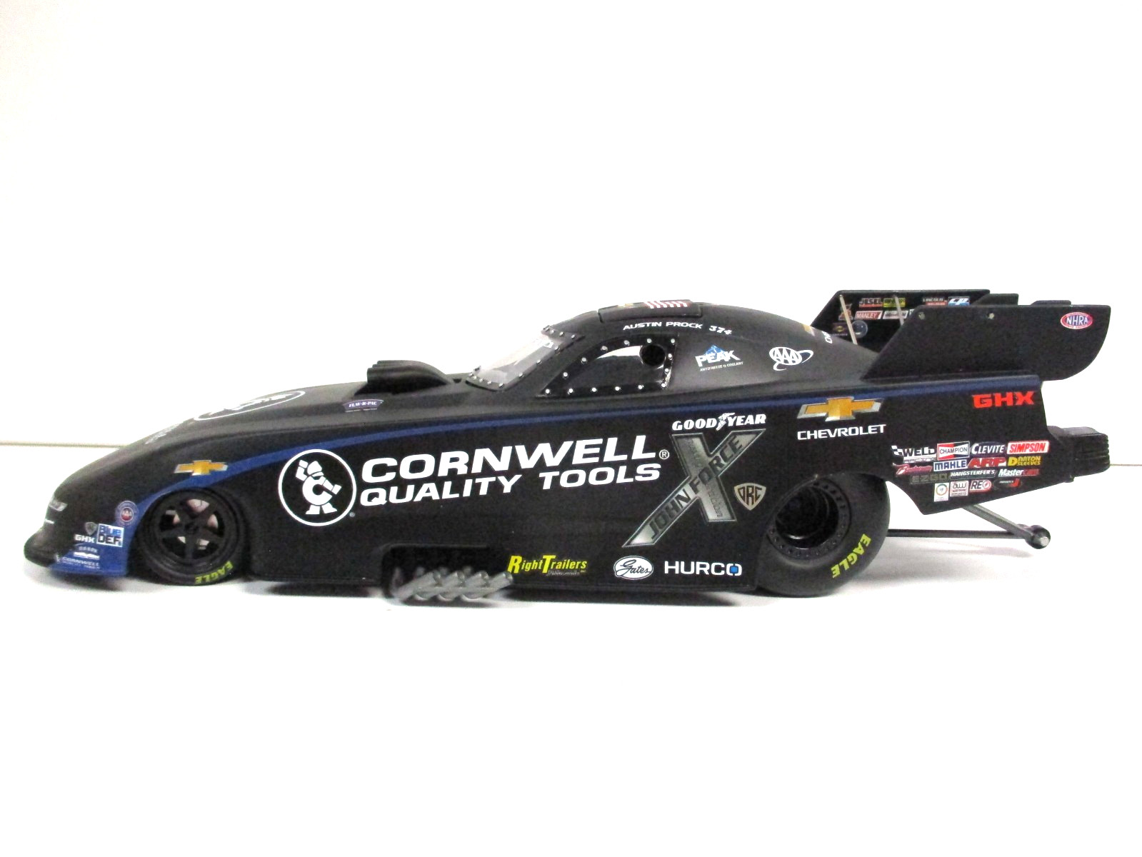 RC2 AUTO WORLD – CORNWELL AUSTIN PROCK 2024 CHEVROLET CAMARO FUNNY CAR – 1/24