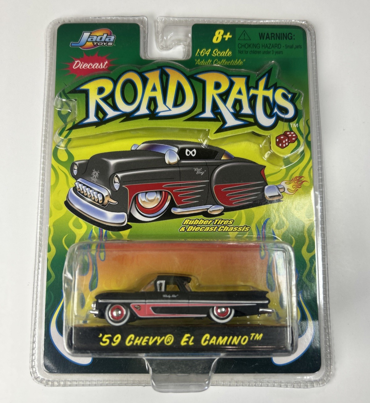 VTG NOS Sealed 2002 Jada Toys Road Rats Mixed Lot of 12 Hot Rod 1:64 Diecast