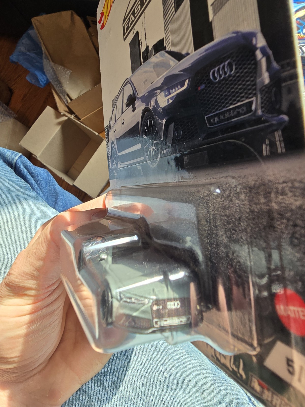 2019 Hot Wheels Premium 17 AUDI RS 6 AVANT grey gray FAST WAGONS 5/5 very nice