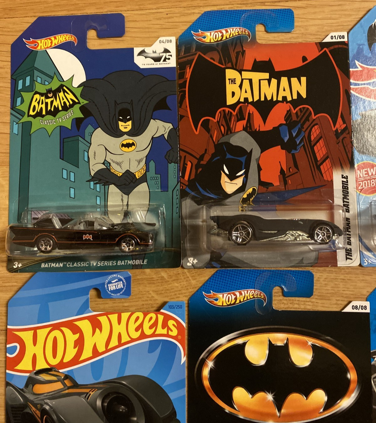 Hot Wheels Batmobile Lot Of 10 Variations Batman Bat Copter The Bat 2010-2021