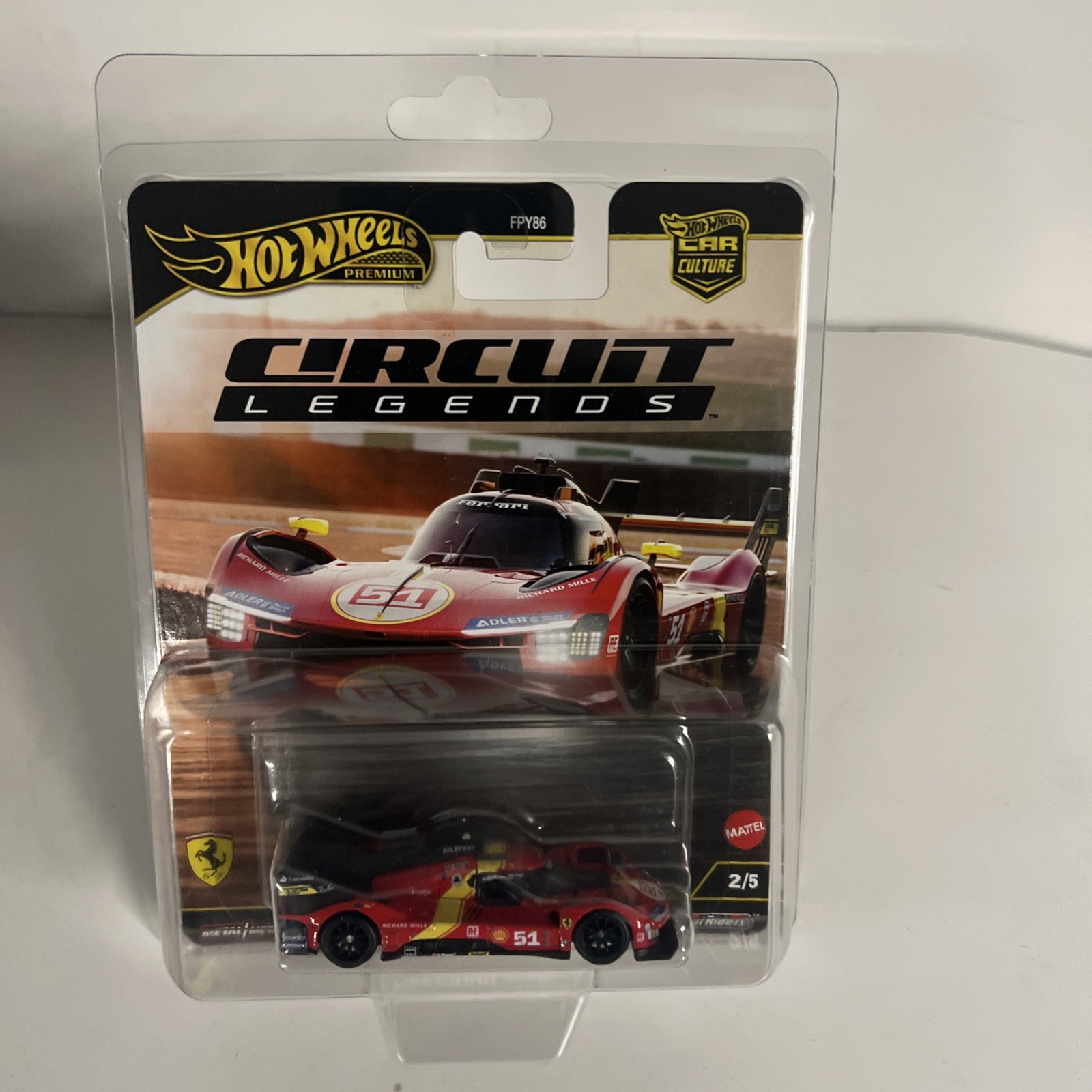Hot Wheels Premium Car Culture Circuit Legends JBK49 FERRARI 499P Scale 1 64