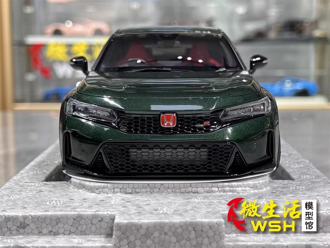 MotorHelix 1/18 Honda Civic Type R FL5 Alloy Display Model Car Green / Magic
