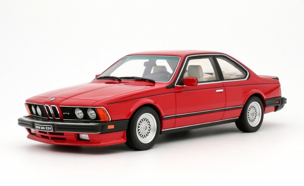1/18 GT Spirit Otto BMW E24 M6 in Henna Red from 1986 OT1018