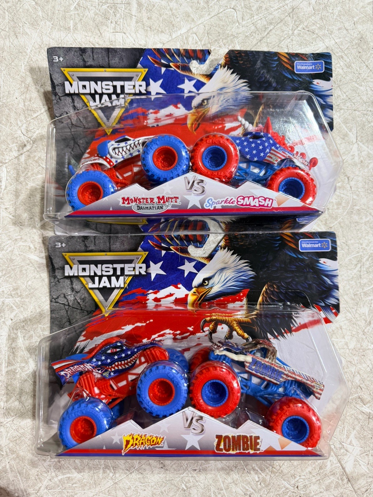 Monster Jam Stars and Stripes 2026 set