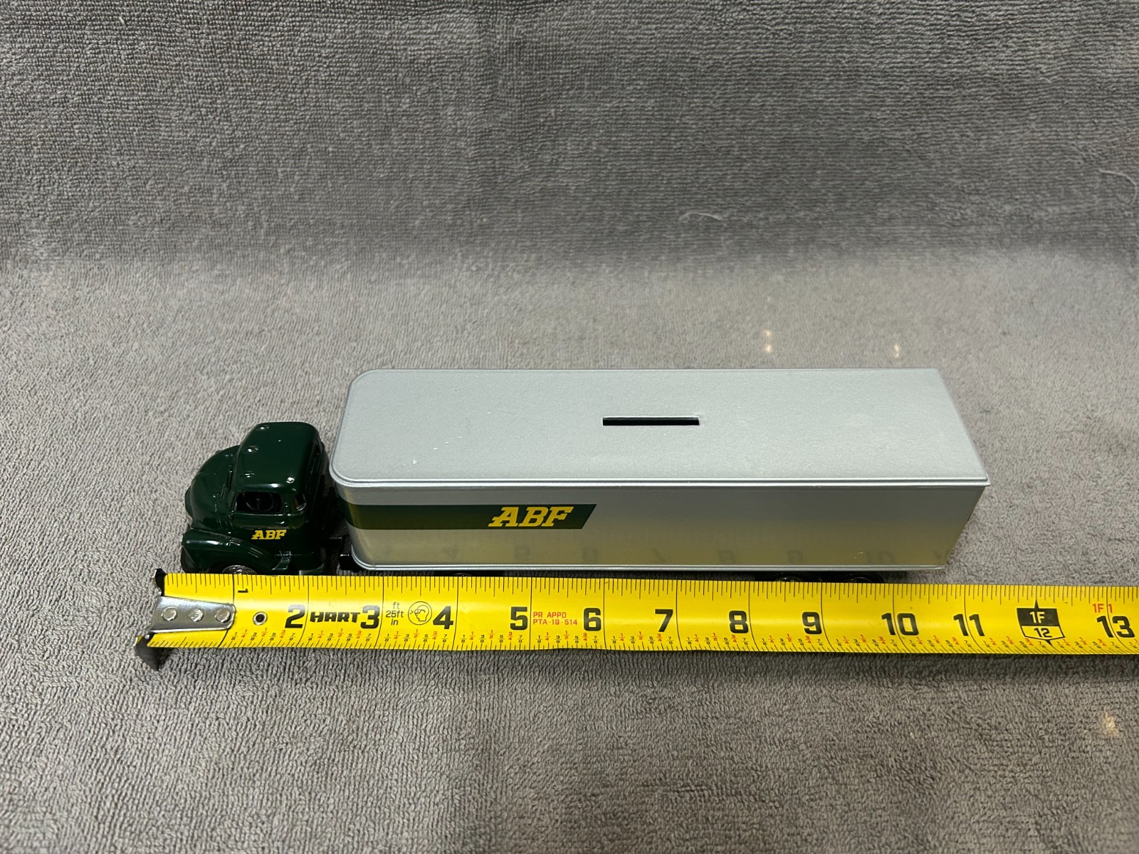 ABF Spec-Cast 1:64 Scale Chevorlet Tractor Cab-Dual Axle Trailer Diecast Bank