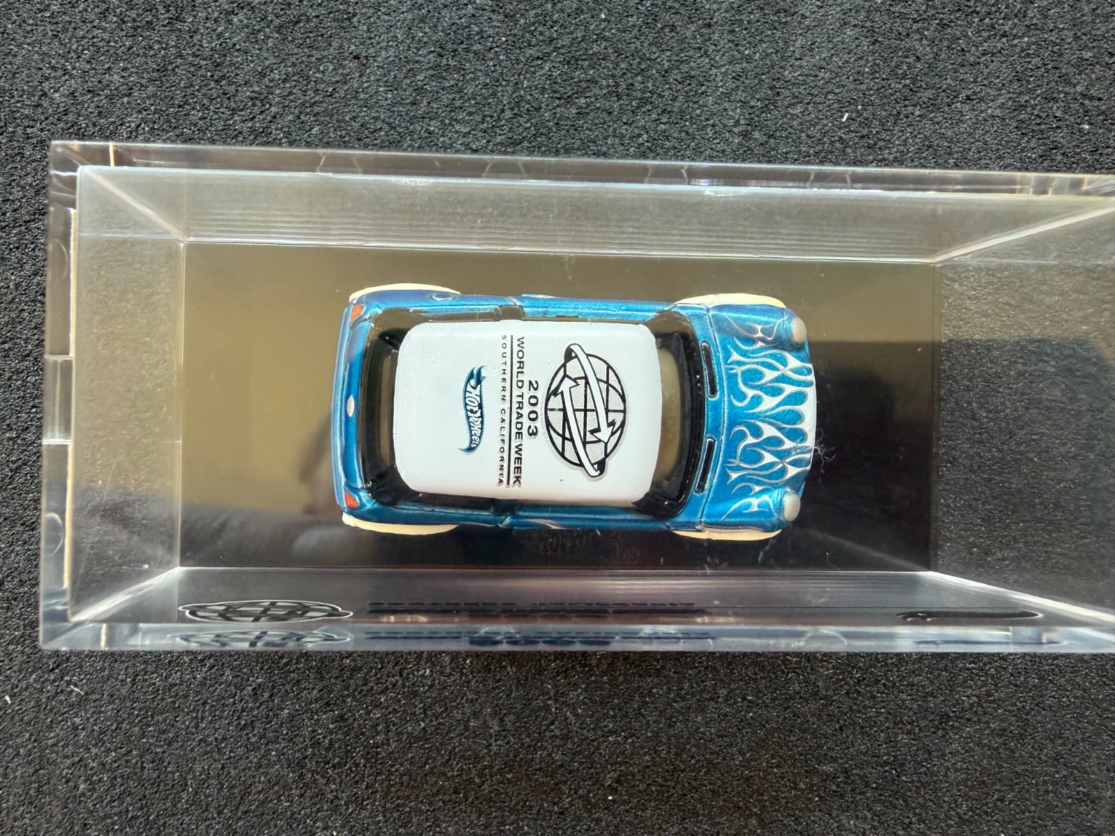 Hot Wheels 2003 World Trade Week SoCal Mini Cooper Promo w/ Case