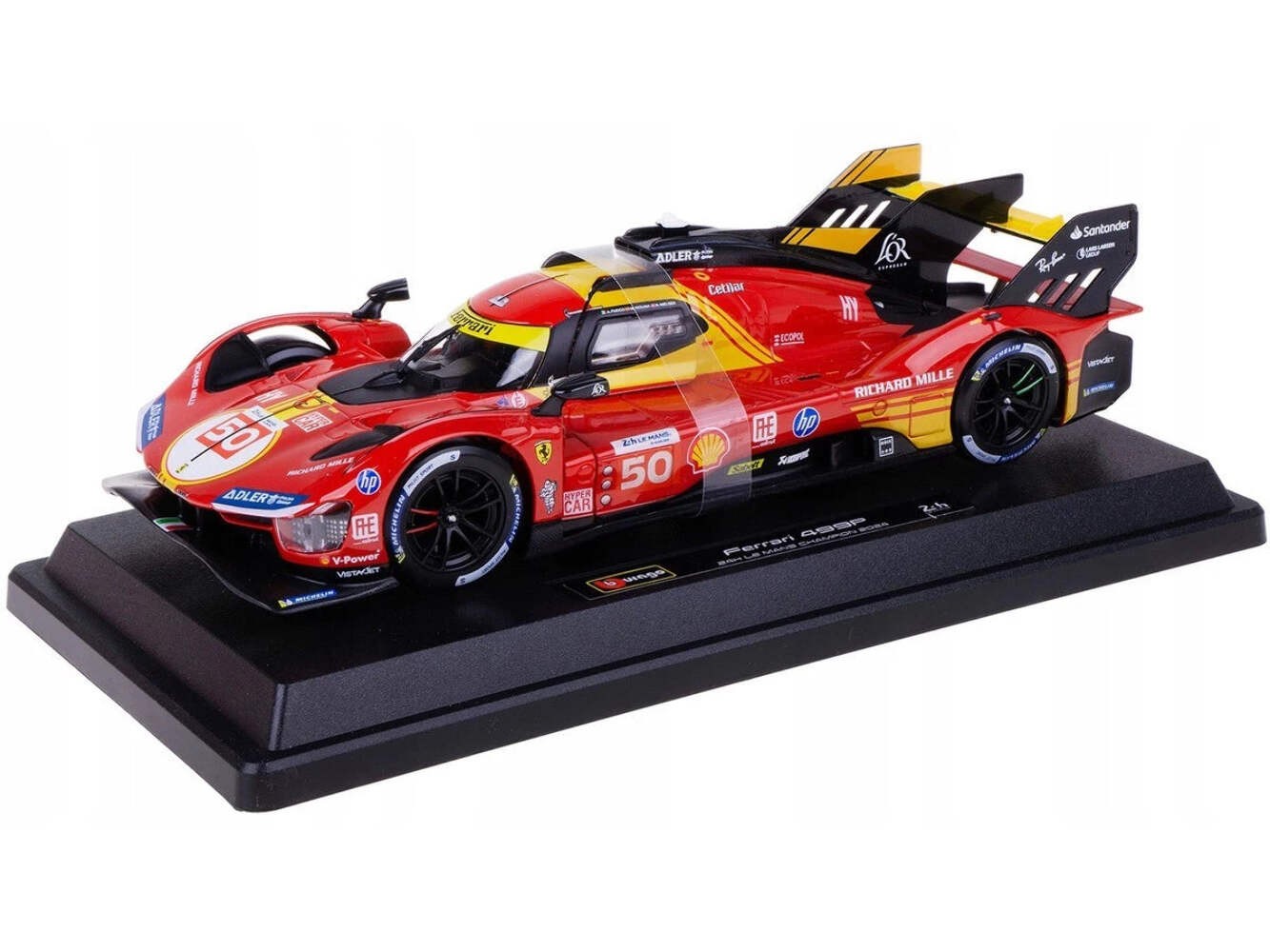1:24th Ferrari Racing 499P LMH Winner Le Mans 2023 #51 Red