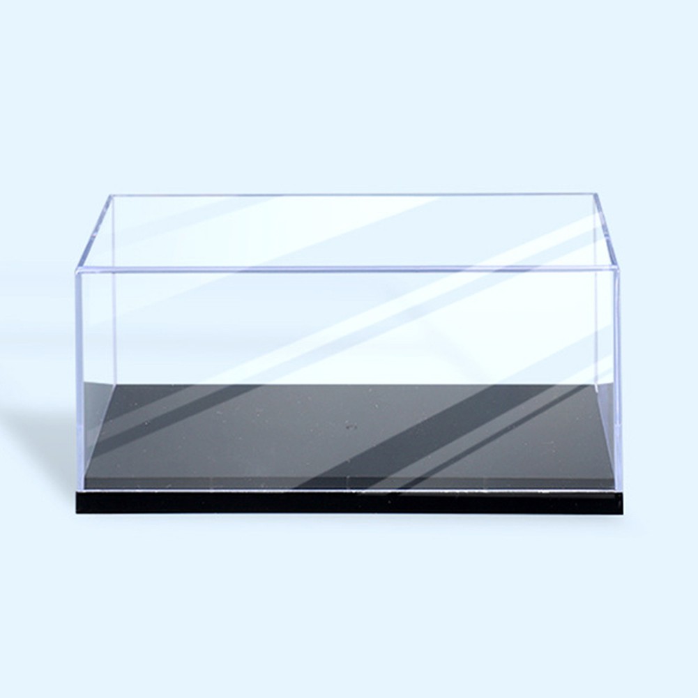 1-10x 1:43 Acrylic Display Case with Base, Stackable Toy Car Storage Organizer