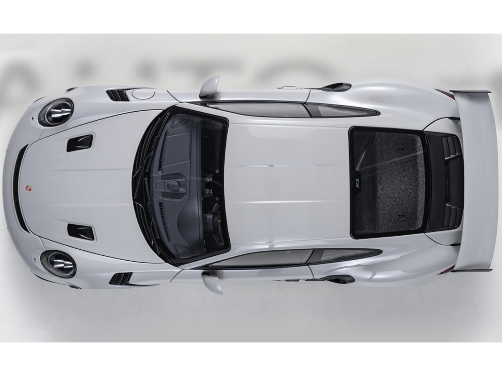 PORSCHE 911 (991.2) GT3 RS CRAYON GRAY 1/18 MODEL CAR BY AUTOART 78180