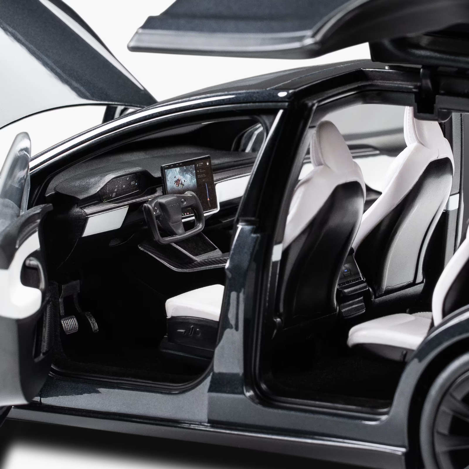Tesla Model X Stealth Grey Diecast 1:18 Scale Brand New!