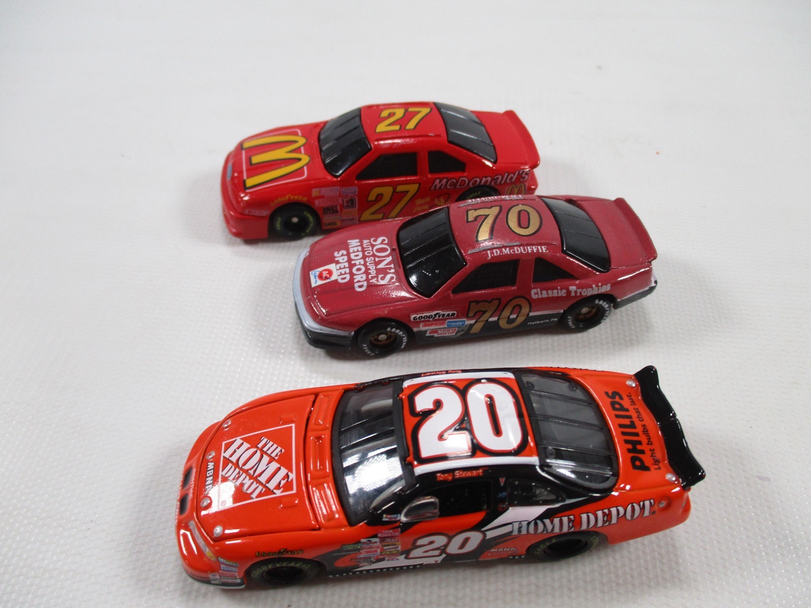 Lot of 12 1/64 Scale Vintage Nascar Diecast Earnhardt Elliott Stewart and other