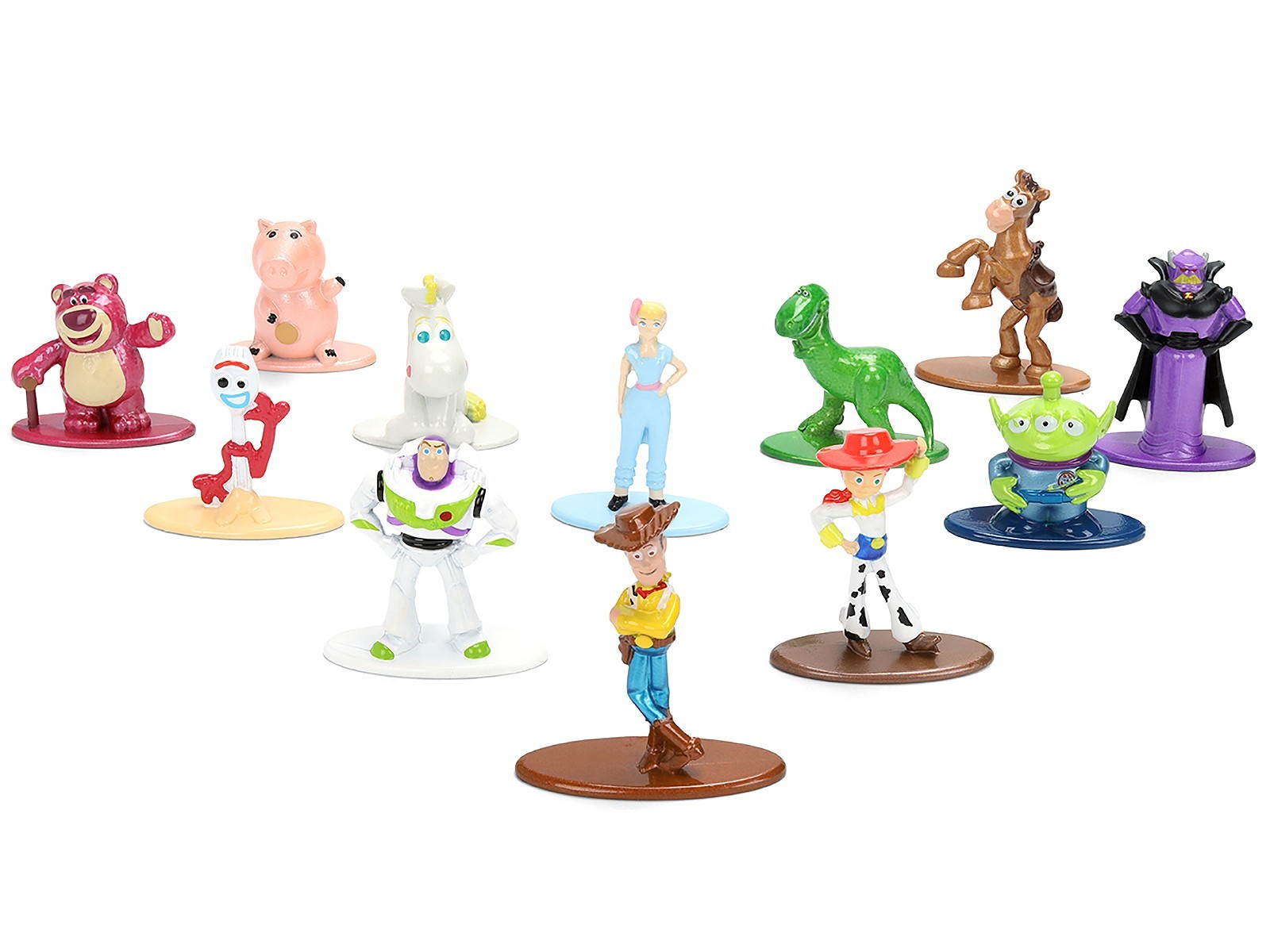 SET OF 12 DIECAST FIGURES “TOY STORY” NANO METALFIGS BY JADA 37362