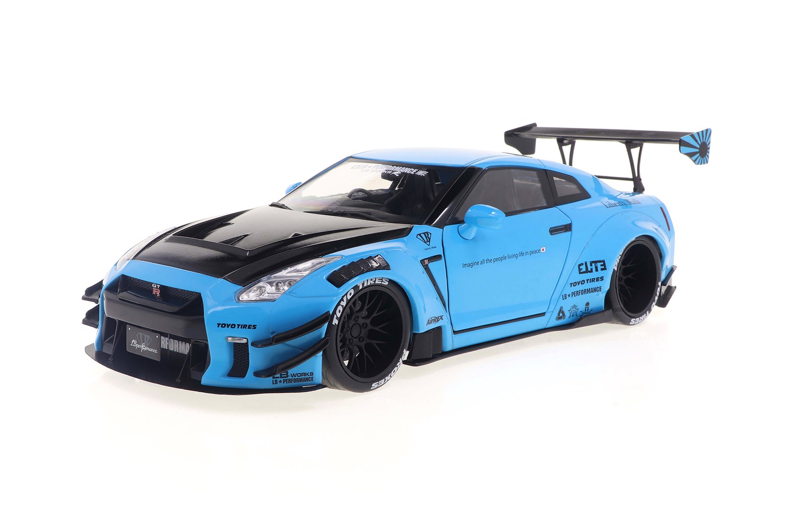 2023 NISSAN GT-R (R35) LIBERTY WALK BODY KIT 2.0 1/18 DIECAST SOLIDO S1805817